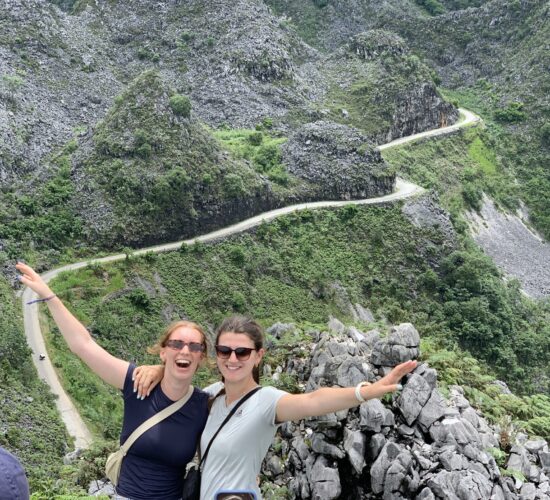 Amazing path in Ha Giang Loop